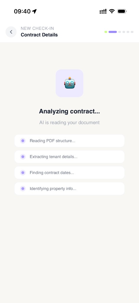 AI analyzing the tenancy contract